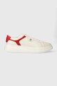Δερμάτινα αθλητικά παπούτσια Tommy Hilfiger POINTY COURT SNEAKER εξαιρετικά ελαφριά μπεζ FW0FW07460