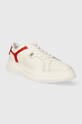 Δερμάτινα αθλητικά παπούτσια Tommy Hilfiger POINTY COURT SNEAKER FW0FW07460 μπεζ SS24