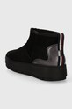 Boty Kožené sněhule Tommy Hilfiger METALLIC SUEDE SNOWBOOT FW0FW07850 černá