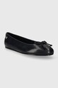 Tommy Hilfiger baleriny skórzane ESSENTIAL LEATHER BALLERINA FW0FW07768 granatowy SS24