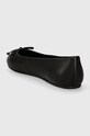 Obuwie Tommy Hilfiger baleriny skórzane ESSENTIAL LEATHER BALLERINA FW0FW07768 czarny