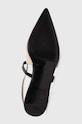 Δερμάτινες μπαλαρίνες Tommy Hilfiger LEATHER SLING BACK BALLERINA μπεζ FW0FW07772