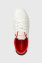Tommy Hilfiger sneakersy skórzane ESSENTIAL ELEVATED COURT SNEAKER biały FW0FW07685