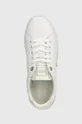 λευκό Δερμάτινα αθλητικά παπούτσια Tommy Hilfiger ESSENTIAL ELEVATED COURT SNEAKER