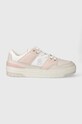 Tommy Hilfiger sneakers in pelle TH BASKET SNEAKER LO flat bianco FW0FW07756