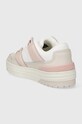 Scarpe Tommy Hilfiger sneakers in pelle TH BASKET SNEAKER LO FW0FW07756 bianco