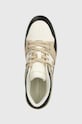 Kožené tenisky Tommy Hilfiger TH BASKET SNEAKER LO béžová FW0FW07756