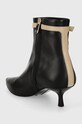 Obutev Usnjeni gležnarji Tommy Hilfiger LEATHER POINTED BOOT FW0FW07680 črna