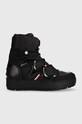Tommy Hilfiger hócipő PATENT SNOWBOOT szintetikus bőr fekete FW0FW07852