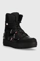 Tommy Hilfiger hócipő PATENT SNOWBOOT FW0FW07852 fekete SS24