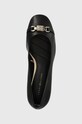 Tommy Hilfiger czółenka skórzane TH HARDWARE MID BLOCKY PUMP czarny FW0FW07764