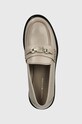 Tommy Hilfiger mokasyny skórzane TH HARDWARE LOAFER beżowy FW0FW07765
