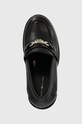 Шкіряні туфлі Tommy Hilfiger TH HARDWARE BLOCKY PUMP чорний FW0FW07767