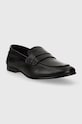 Tommy Hilfiger mokasyny skórzane ESSENTIAL LEATHER LOAFER FW0FW07769 czarny SS24