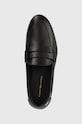 Tommy Hilfiger mokasyny skórzane ESSENTIAL LEATHER LOAFER czarny FW0FW07769