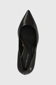 Tommy Hilfiger szpilki skórzane ESSENTIAL POINTED PUMP czarny FW0FW07861