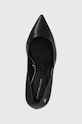Tommy Hilfiger szpilki skórzane ESSENTIAL POINTED PUMP czarny FW0FW07861