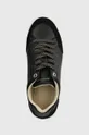 μαύρο Δερμάτινα αθλητικά παπούτσια Tommy Hilfiger SEASONAL COURT SNEAKER