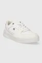 Δερμάτινα αθλητικά παπούτσια Tommy Hilfiger ESSENTIAL BASKET SNEAKER λευκό