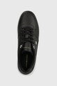 Kožené tenisky Tommy Hilfiger ESSENTIAL BASKET SNEAKER čierna FW0FW07684