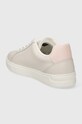 Obuwie Tommy Hilfiger sneakersy skórzane ESSENTIAL COURT SNEAKER FW0FW07686 beżowy