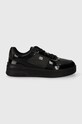 Tommy Hilfiger sportcipő WOMENS BASKET PATENT lapos fekete FW0FW07866