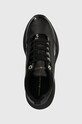 Tommy Hilfiger sneakers WOMENS CHUNKY RUNNER PATENT negru FW0FW07867