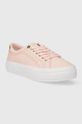 Tommy Hilfiger tenisówki ESSENTIAL VULC CANVAS SNEAKER FW0FW07682 różowy SS24