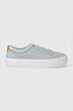 Tommy Hilfiger tenisówki ESSENTIAL VULC CANVAS SNEAKER syntetyczny niebieski FW0FW07682