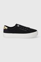 Tommy Hilfiger tenisówki ESSENTIAL VULC CANVAS SNEAKER syntetyczny granatowy FW0FW07682
