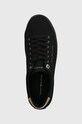 Tommy Hilfiger tenisi ESSENTIAL VULC CANVAS SNEAKER negru FW0FW07682