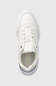 Δερμάτινα αθλητικά παπούτσια Tommy Hilfiger TECH HEEL RUNNER λευκό FW0FW07701
