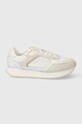 Tenisky Tommy Hilfiger ESSENTIAL ELEVATED RUNNER semišová kůže béžová FW0FW07700