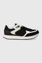Кроссовки Tommy Hilfiger ESSENTIAL ELEVATED RUNNER кожа чёрный FW0FW07700