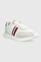 Αθλητικά Tommy Hilfiger ESSENTIAL RUNNER GLOBAL STRIPES FW0FW07831 λευκό SS24