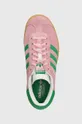 pink adidas Originals suede sneakers Gazelle Bold