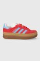 adidas Originals sneakers Gazelle Bold mic de statură rosu IE0421