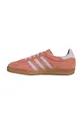 oranžová Semišové sneakers boty adidas Originals Gazelle Indoor