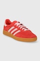 adidas Originals sneakers din piele întoarsă Handball Spezial IE5894 rosu SS25