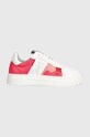 Patrizia Pepe sneakersy skórzane płaska różowy 2Z0008.L011.FE45