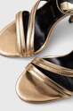 Patrizia Pepe sandały skórzane złoty 8X0005.L031.Y442