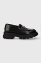 Karl Lagerfeld mocasini de piele PRECINCT piele negru KL43828.000