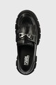 Karl Lagerfeld mocasini de piele PRECINCT negru KL43828.000