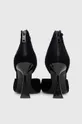 Karl Lagerfeld velúr magassarkú cipő DEBUT II Szár: szarvasbőr Belseje: szintetikus anyag Talp: szintetikus anyag