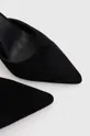 črna Visoke pete iz semiša Karl Lagerfeld DEBUT II