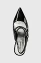чёрный Кожаные туфли Karl Lagerfeld SOIREE PLATFORM