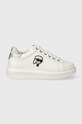 Шкіряні кросівки Karl Lagerfeld KAPRI Planet friendly білий KL62530N.01S