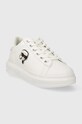 Кожени маратонки Karl Lagerfeld KAPRI KL62530N.01W бял SS24