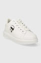 Karl Lagerfeld sneakersy skórzane KAPRI KL62530N.01W biały SS24