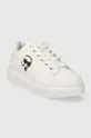 Karl Lagerfeld sneakersy skórzane KAPRI biały